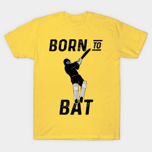 Cricket Player Batsman Born To Bat Cricket Fan T-Shirt